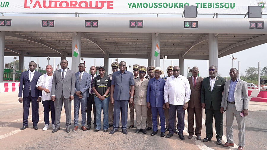 Infastructures Routières : Le poste de péage de Tiébissou inauguré