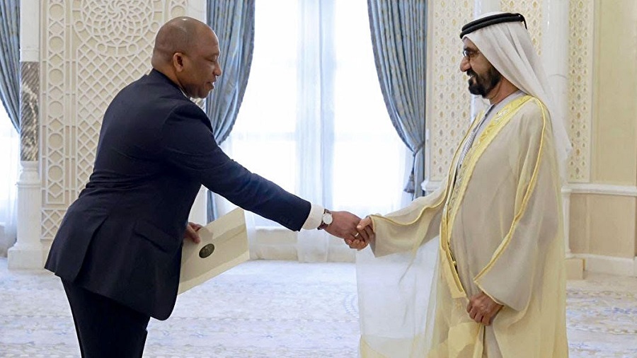 Diplomatie : L’ambassadeur de Côte d’Ivoire près l’État des Émirats Arabes Unis, Diaby Vacaba, présente ses lettres de créance