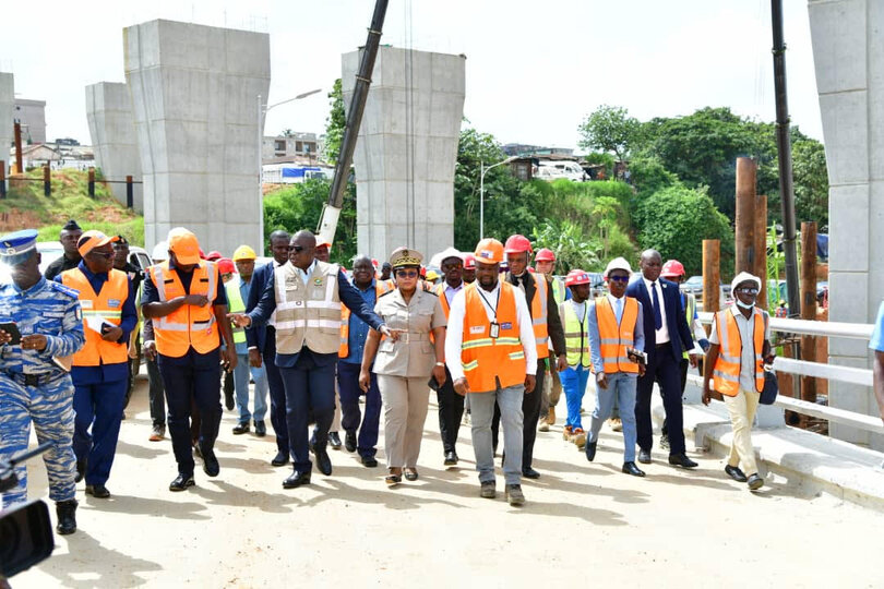 4ème pont d'Abidjan : le taux d’avancement des travaux estimé à 87%