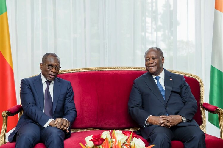 Coopération sous régionale : le Président Béninois Patrice Talon a effectué une visite de travail à Abidjan