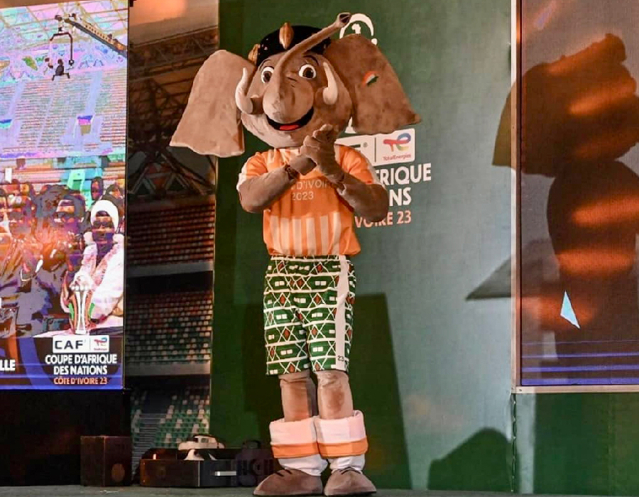 Can 2023 de football : la mascotte dévoilée