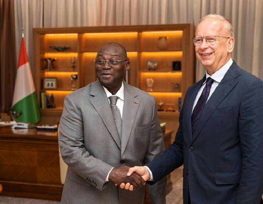 Coopération bilatérale : le Vice-Président de la République a échangé avec l’Ambassadeur d’Allemagne en Côte d’Ivoire