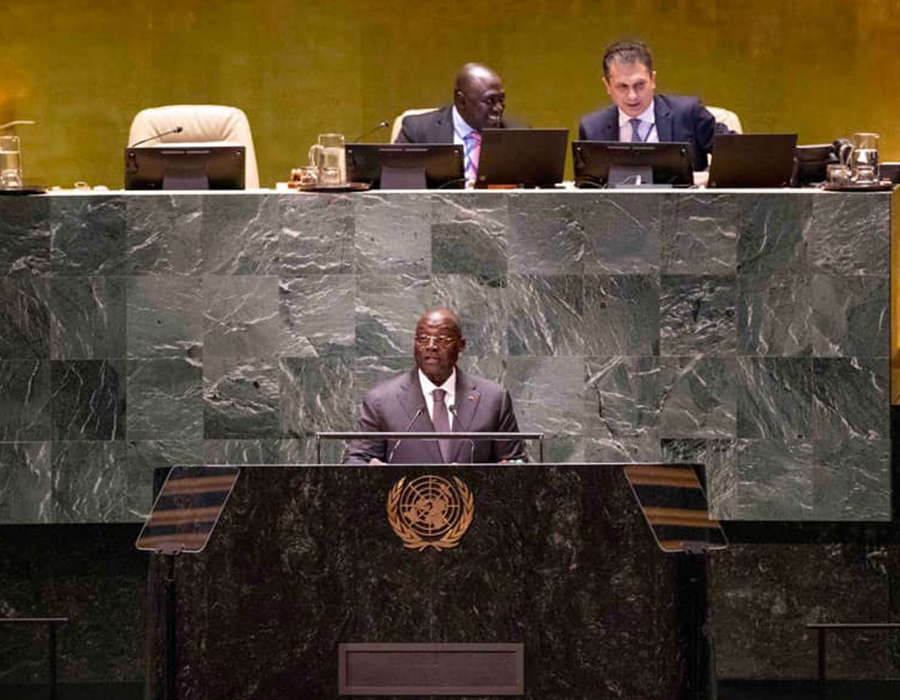 Diplomatie : déclaration du vice-président de la République Tiemoko Meyliet Koné à la 78ème session de l' Assemblée générale de l' ONU