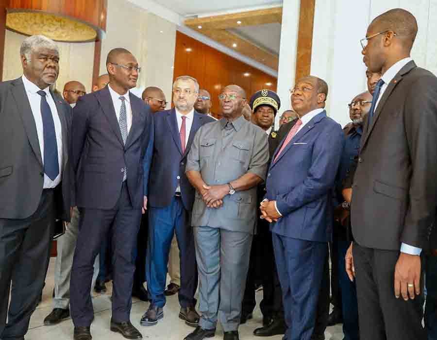 Village CAN de Bouaké : l'ouvrage fin prêt reçoit la visite du Vice-président de la République, Tiémoko Meyliet Koné