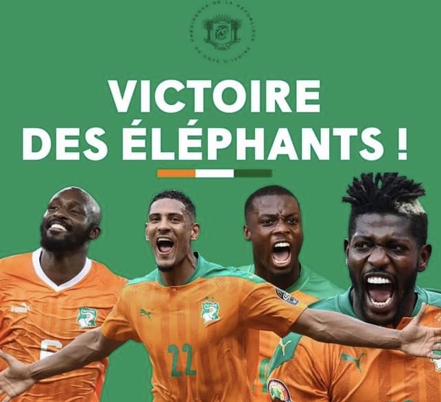 Côte d’Ivoire- RDC : Les Eléphants en finale de la CAN 2023 9 ans après, face aux Léopards du Congo (1-0)