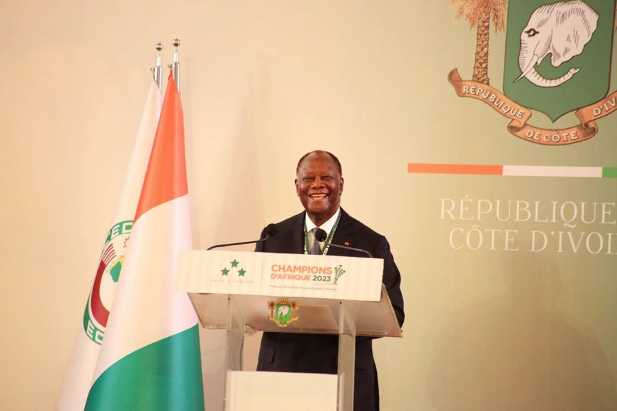 CAN2023 : Discours du chef de l’Etat Alassane Ouattara lors de la cérémonie de réception des champions d’Afrique de football