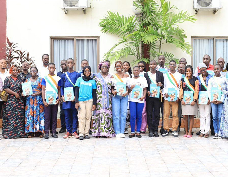 Droit des enfants : Des membres du Parlement des Enfants de Côte d'Ivoire formés au processus de plaidoyer par le ministère de la Femme, de la Famille et de l'Enfant avec l’UNICEF