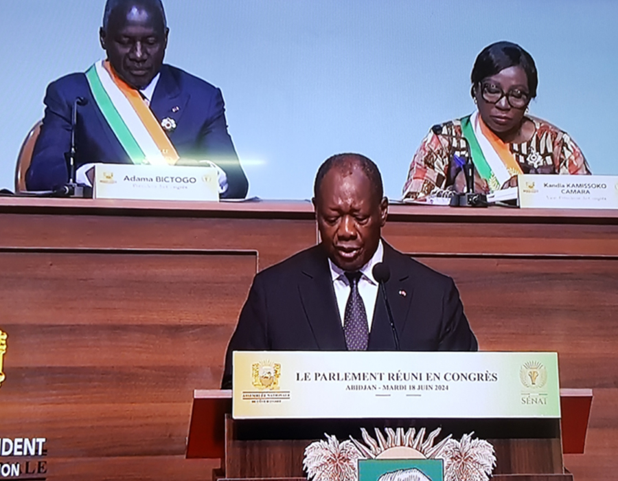 Discours sur l’état de la nation : Alassane Ouattara « Nous ne ménagerons aucun effort pour que la Côte d’Ivoire demeure en paix »