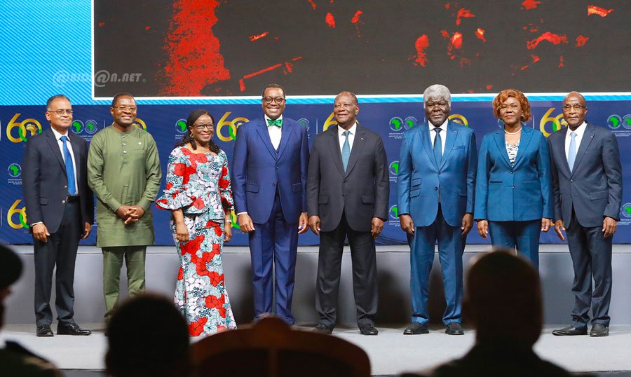 Côte d’Ivoire : le Chef de l’Etat a présidé la cérémonie du 60ème anniversaire de la BAD