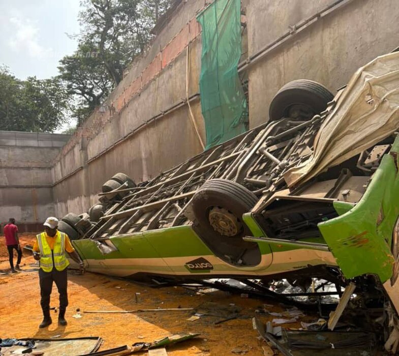 Commune du Plateau: un accident de Bus Sotra fait 1 mort et 24 blessés